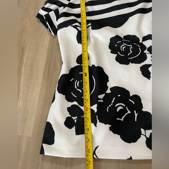 FRANK LYMAN Gorgeous Floral Off the Shoulder Dressy Blouse. Size 8 - Picture 9 of 9